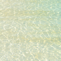 Swimming pool and sunlight reflection