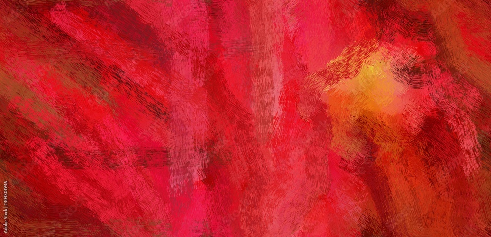 Aufkleber abstract seamless pattern brush painted design with copy space for your text and firebrick, dark red