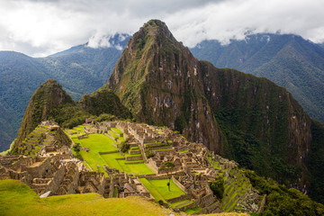 landscape in the mountains Machu Picchu