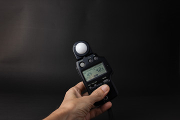 Fotometro de m&atilde;o flash meter