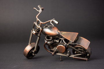 Fototapeta na wymiar motorcycle chopper moto radical