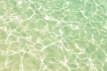 Reflections on a surface of a water