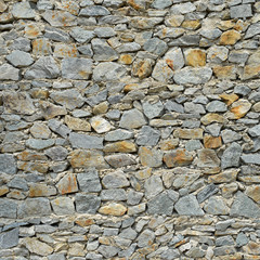 Stone background, texture of stone grey brick wall
