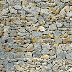 Stone background, texture of stone grey brick wall