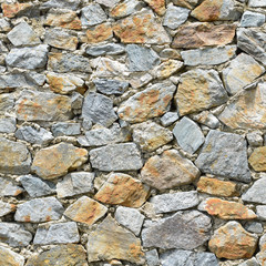 Stone background, texture of stone grey brick wall