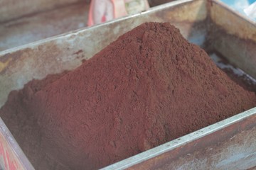 Ground Philippine Native Coffee Being Sold in the Stree