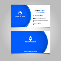 Simple modern business card template