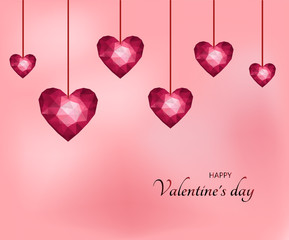 Valentines day postcard