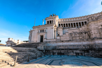 Fototapeta premium Amazing View to the Piazza Venezia, Rome, Italy