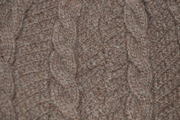 Textura de lana marrón claro