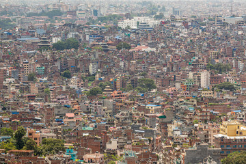 Panoramic view of Kathmandu city, Nepal