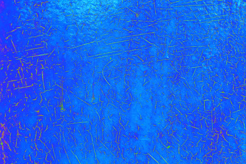 Blue dark vintage cracked damage texture