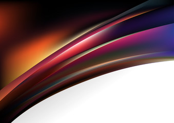 Creative Curve Background vector image design