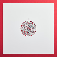 Minimal christmas card design