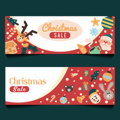 Christmas Sale Banners Collection Set