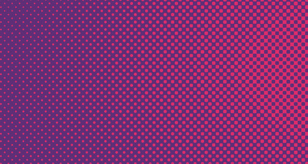 Red halftone pop art background abstract vector comics style blank layout template with clouds beams and isolated dots pattern. For sale banner for your designe 1960s. with copy space eps10