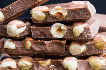 hazelnuts in chocolate