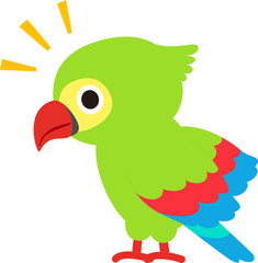 かわいいオウム