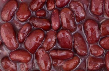 Baked red kidney beans background