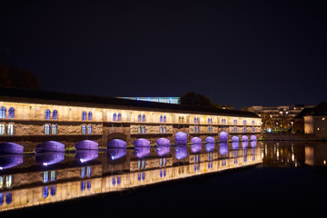 Petite-France de nuit à Strasbourg