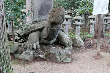 Fototapeta na wymiar cemetery - Gesshô-ji temple - Matsue - Japan