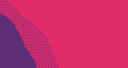 Naklejka premium Red halftone pop art background abstract vector comics style blank layout template with clouds beams and isolated dots pattern. For sale banner for your designe 1960s. with copy space eps10