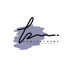 LZ handwriting logo template of initial signature. beauty monogram and elegant logo design