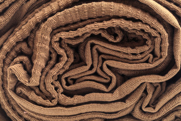 rolled plaid texture background  .