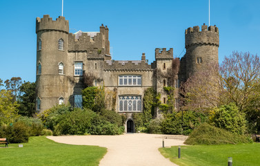 Fototapeta premium Malahide Castle, Malahide, Co Dublin, Ireland.