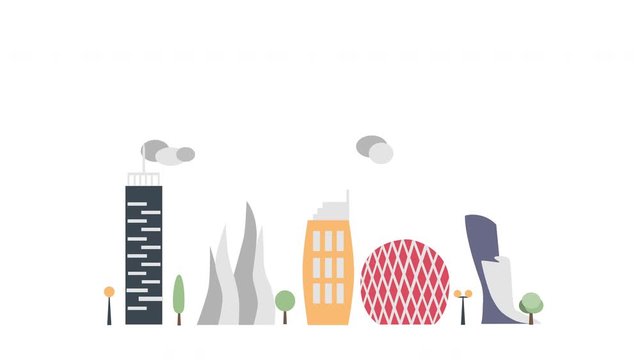 Iconic Abu Dhabi Landmark Motion Graphic