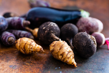 Healthy diet - root vegetables.