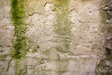 old brick painted wall as background