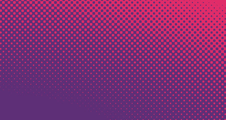 Red halftone pop art background abstract vector comics style blank layout template with clouds beams and isolated dots pattern. For sale banner for your designe 1960s. with copy space eps10