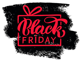 Vector illustration: Handwritten modern brush lettering of Black Celebration quotation for card, postcard, event icon logo or badge.  Vector illustration EPS 10.