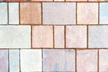 beautiful background of paving slabs closeup