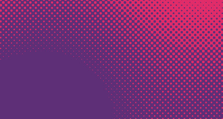 Red halftone pop art background abstract vector comics style blank layout template with clouds beams and isolated dots pattern. For sale banner for your designe 1960s. with copy space eps10