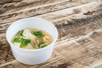 DUK MANDU GUK (KOREAN DUMPLING SOUP)