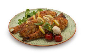 fried dish plate