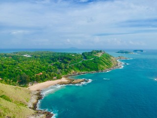 island in the sea of Phuket Thailand