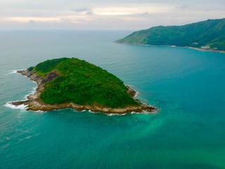 island in the sea of Phuket Thailand