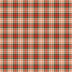 Red white tartan celtic square checkered seamless pattern design