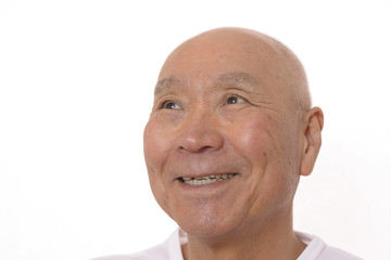 笑顔の日本人シニア