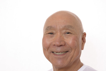 笑顔の日本人シニア