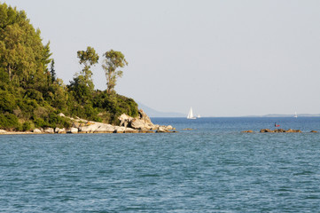 an der Küste Lafkas