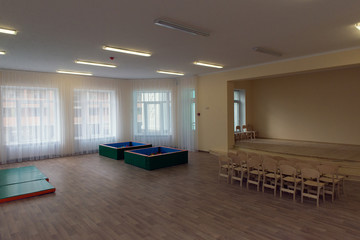 assembly hall in kindergarten