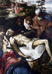Fototapeta na wymiar Jacopo Tintoretto: The Lamentation of Christ