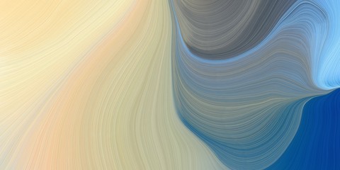 modern soft curvy waves background design with pastel gray, teal blue and light slate gray color