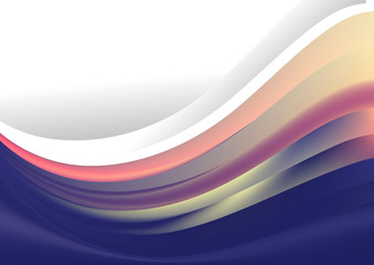 Creative Curve Background vector image design