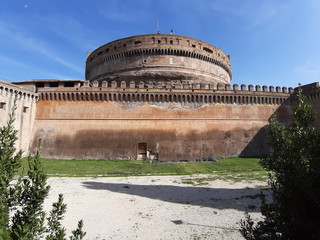 Roma - Castel Sant'Angelo dal parco