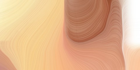 modern soft swirl waves background illustration with burly wood, indian red and sienna color